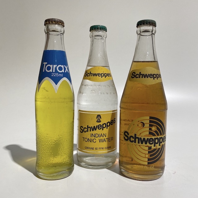 BOTTLE, Vintage Soda or Soft Drink w Label (Small)